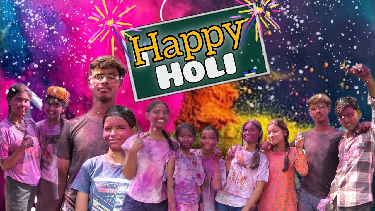 Holi 2026 ye kya hua holi me 😧 keechad me leta diya 😂😂