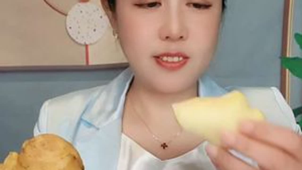 习惯吃早餐时吃几口生姜，今天吃大黄姜，什么味道你看了就知道#记录真实生活 #抖音小助手#我要上热门