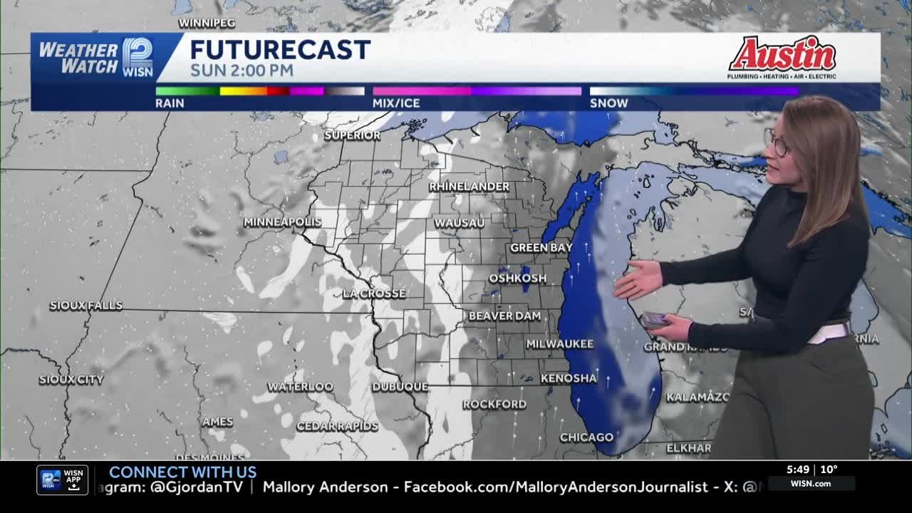 SE Wisconsin Weather: Sunshine to snow flurries