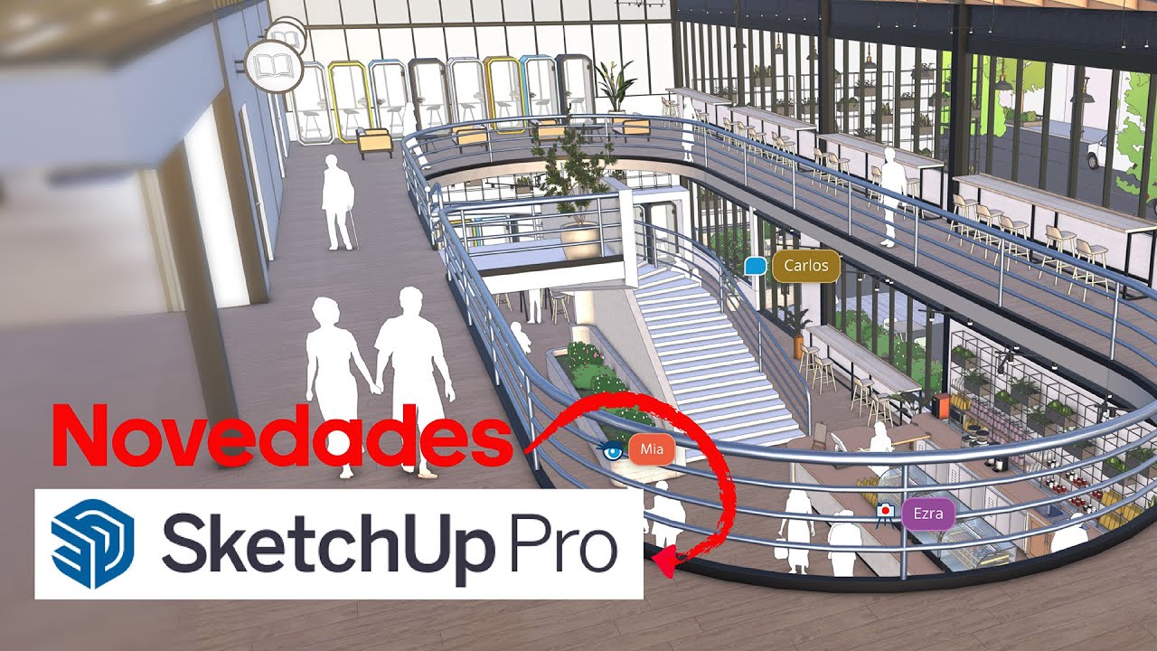 Taller de SketchUp Pro 2026 Novedades y Dise&ntilde;o de Interiores Parte 1-2