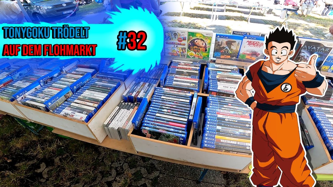 Der große Flohmarkt P1 in Düsseldorf Teil 2 🙂💪 // TONYGOKU trödelt auf dem Flohmarkt Folge 32