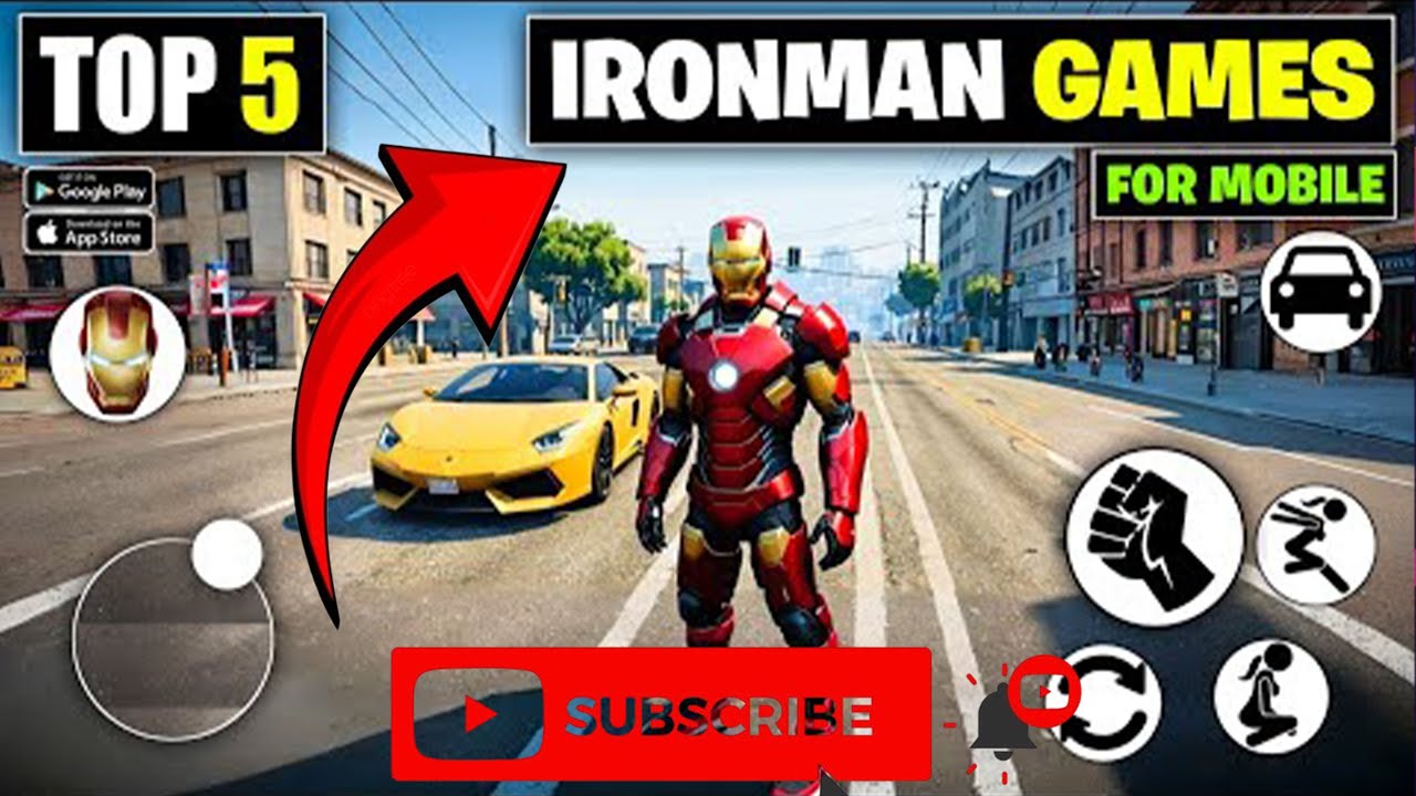 Top Best Iron Man Game's For Android | Superhero games For Mobile 🔥🔥😱😱