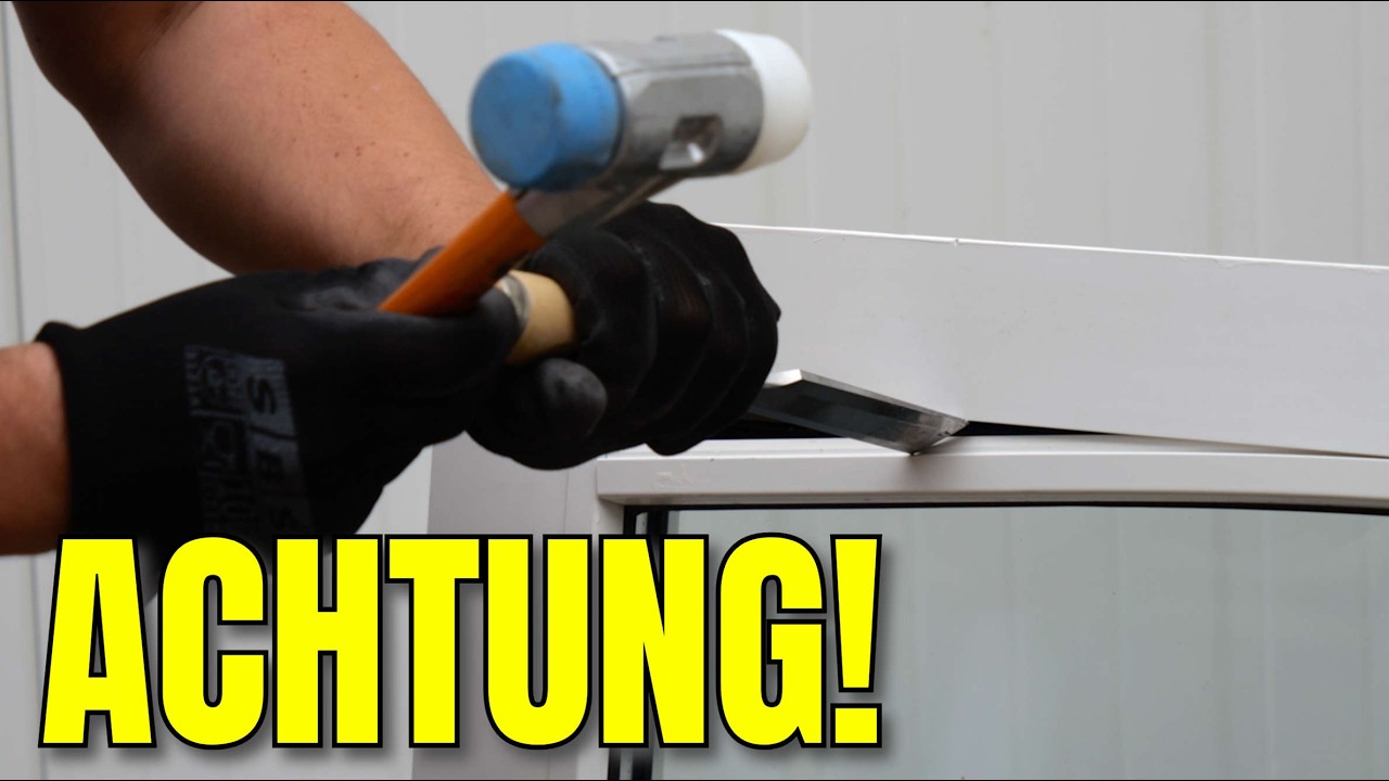 Fensterscheibe tauschen am Kunststofffenster - MACH nicht diese Fehler!