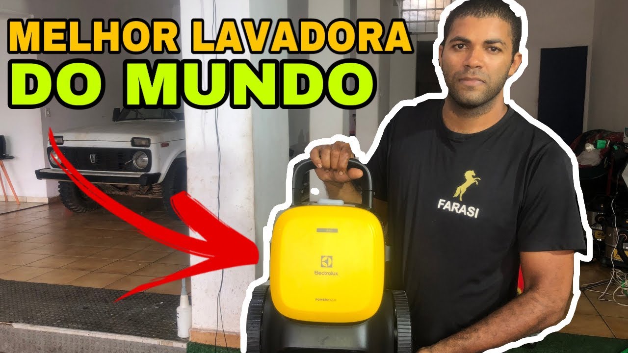 Nova LAVADORA de ALTA PRESSAO ELETROLUX  power wash -  em (detalhes)