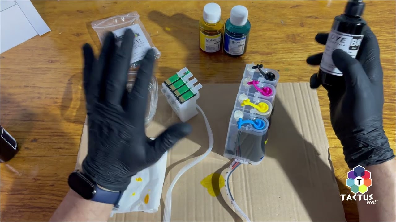 MANUAL DE INSTALAÇÃO BULK INK PADRÃO EPSON TX200, TX210, TX220, TX300F, TX320F, TX400, TX410, TX420