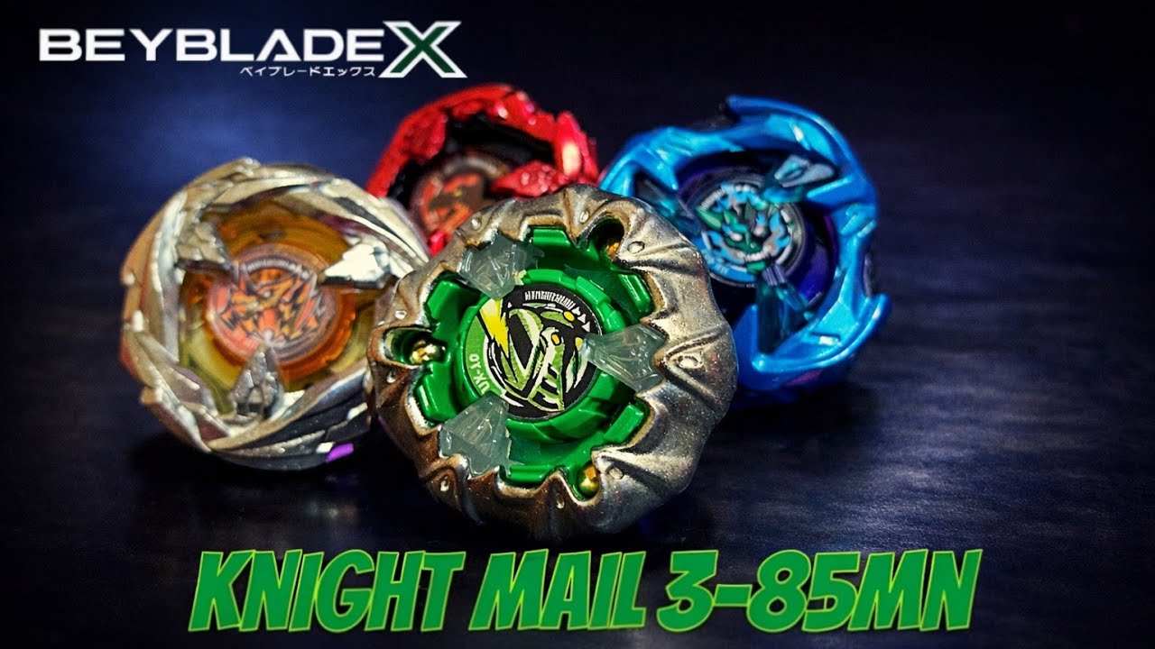 MELHOR BEYBLADE ATÉ AGORA? KNIGHT MAIL 3-85MN!