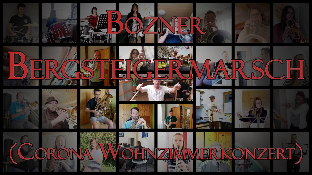 Hahnbacher Marktbläser - Bozner Bergsteigermarsch (Corona Wohnzimmerkonzert)