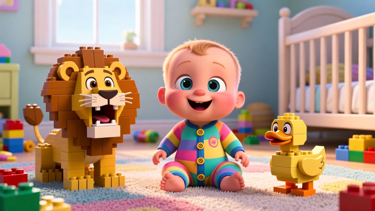 Lego Brick Go Build Build | Fun Nursery Rhyme for Kids