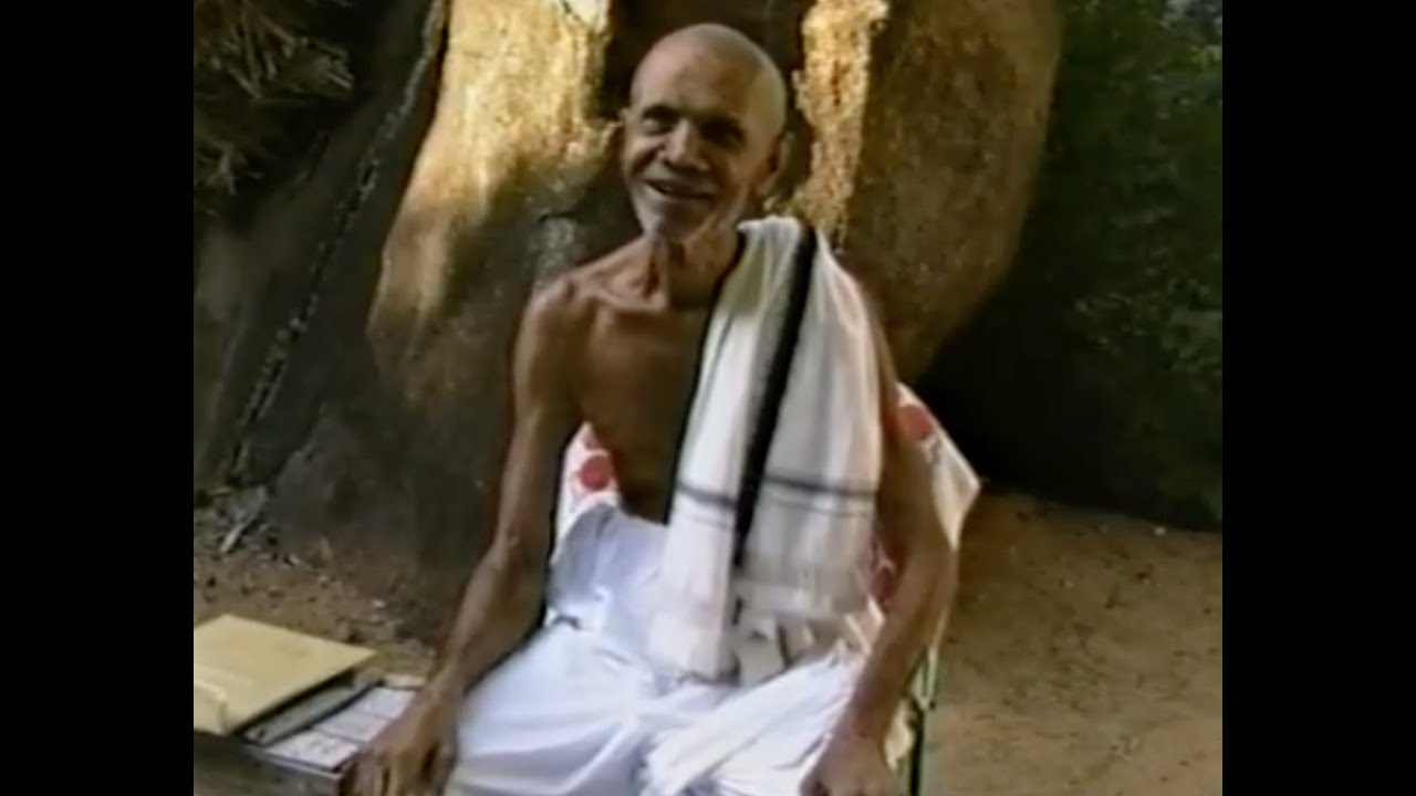 Interview w/attendant Krishnaswamy,Devotee of Bhagavan Sri Ramana Maharshi,w/english translation.