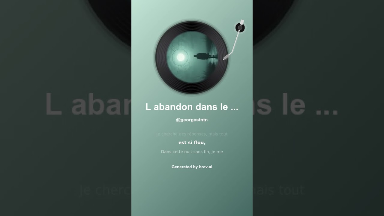 L'abandon dans le silence