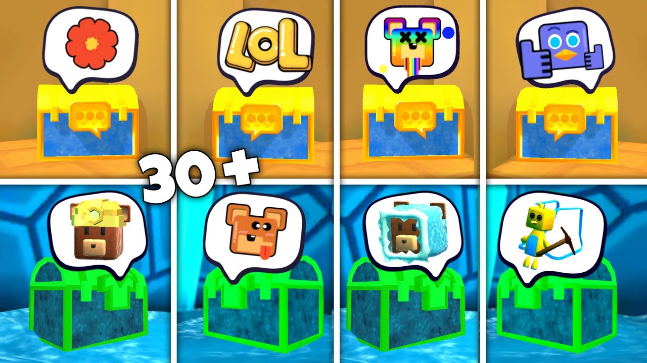 ALL HIDDEN CHESTS WITH EMOTES & COSTUMES SUPER BEAR ADVENTURE GAMEPLAY WALKTHROUGH!! 