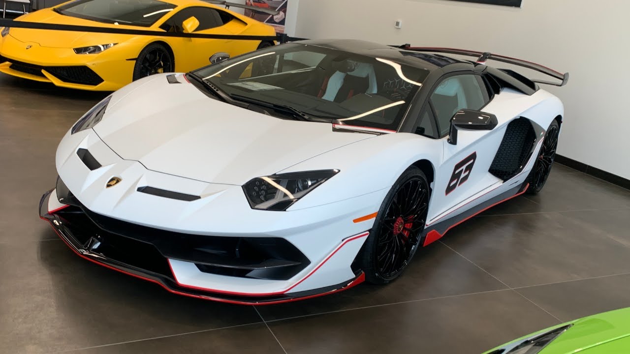 2021 Lamborghini Aventador SVJ 63 Roadster $800,000 6.5L V12 770HP