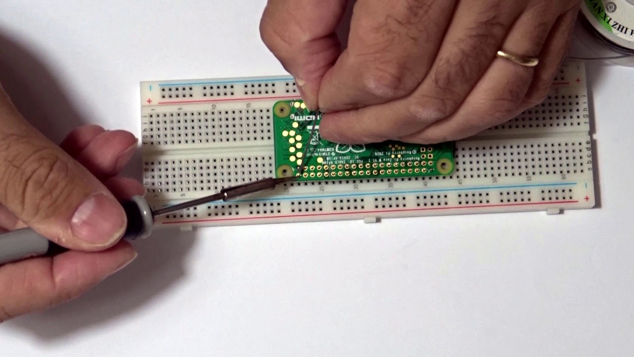 Raspberry Pi GPIO Header Soldering