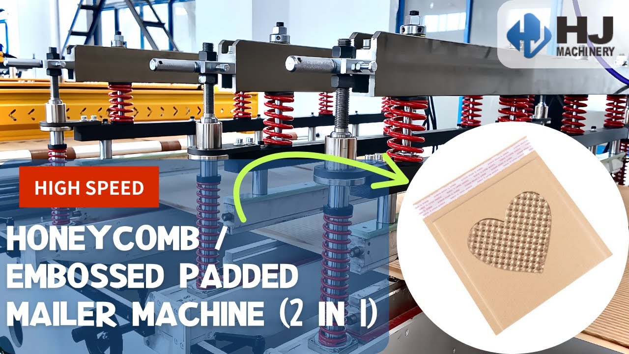 High-Speed Honeycomb & Embossed Paper Padded Mailer Machine | 2-in-1 Eco-Friendly Packaging