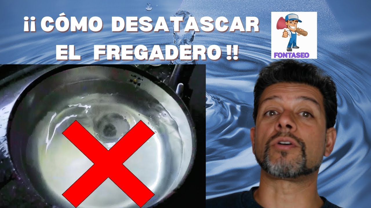 ¡ATASCO TREMENDO! CÓMO DESATASCAR EL FREGADERO DE LA COCINA 