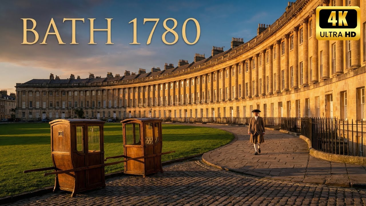 Discover What Life Was Like in BATH in 1780 | Untold Stories (AI Reconstruction)