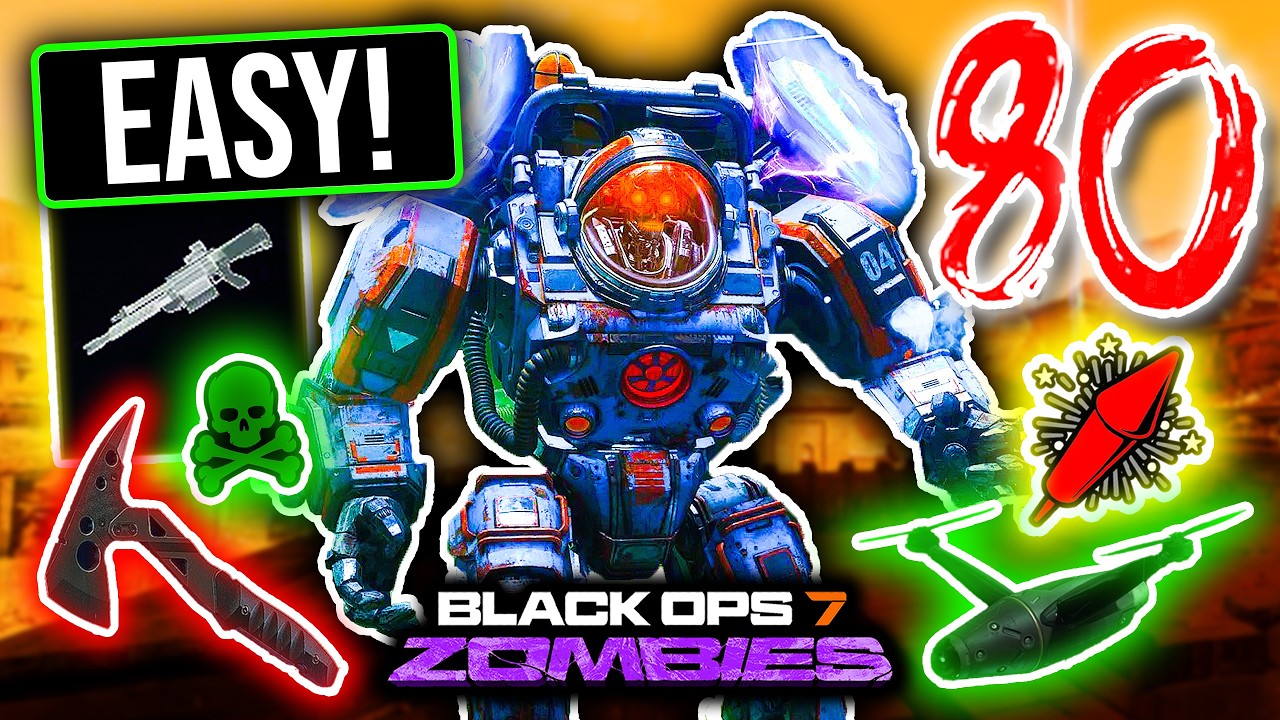 *EASY* Round 50+ STRATEGY For MARS SURVIVAL in BO7 Zombies!