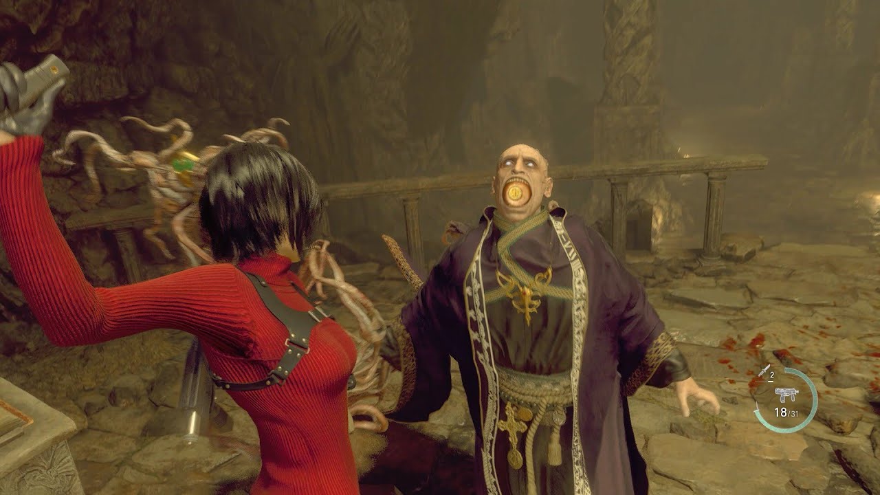 Separate Ways Chapter 7 Ending Gameplay Resident Evil 4 Remake DLC No Commentary