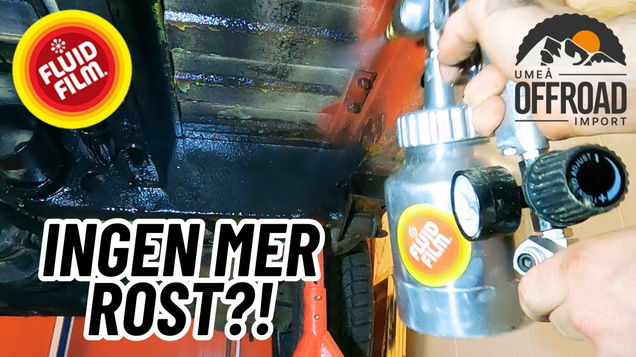 Rostskydda underredet på din bil / underredsbehandling med fluid film