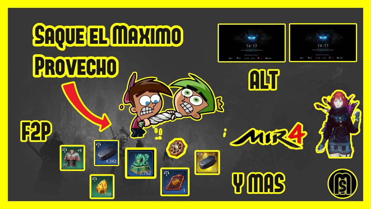 Mir4 - Como Sacarle el Máximo a las Cuentas Alt (Mochilas)