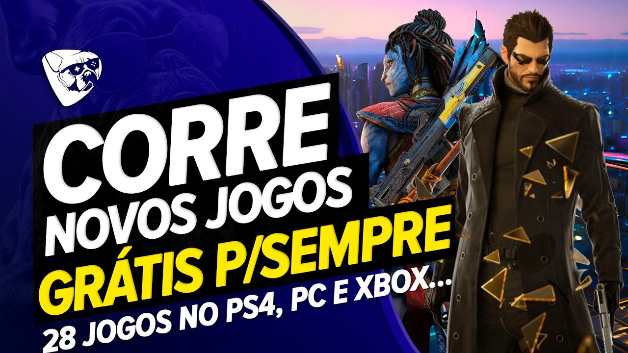CORRE !!! Novos JOGOS GR&Aacute;TIS Para VOC&Ecirc; Pegar PARA SEMPRE No PS4, PC e XBOX  !!! 28 JOGOS GR&Aacute;TIS !