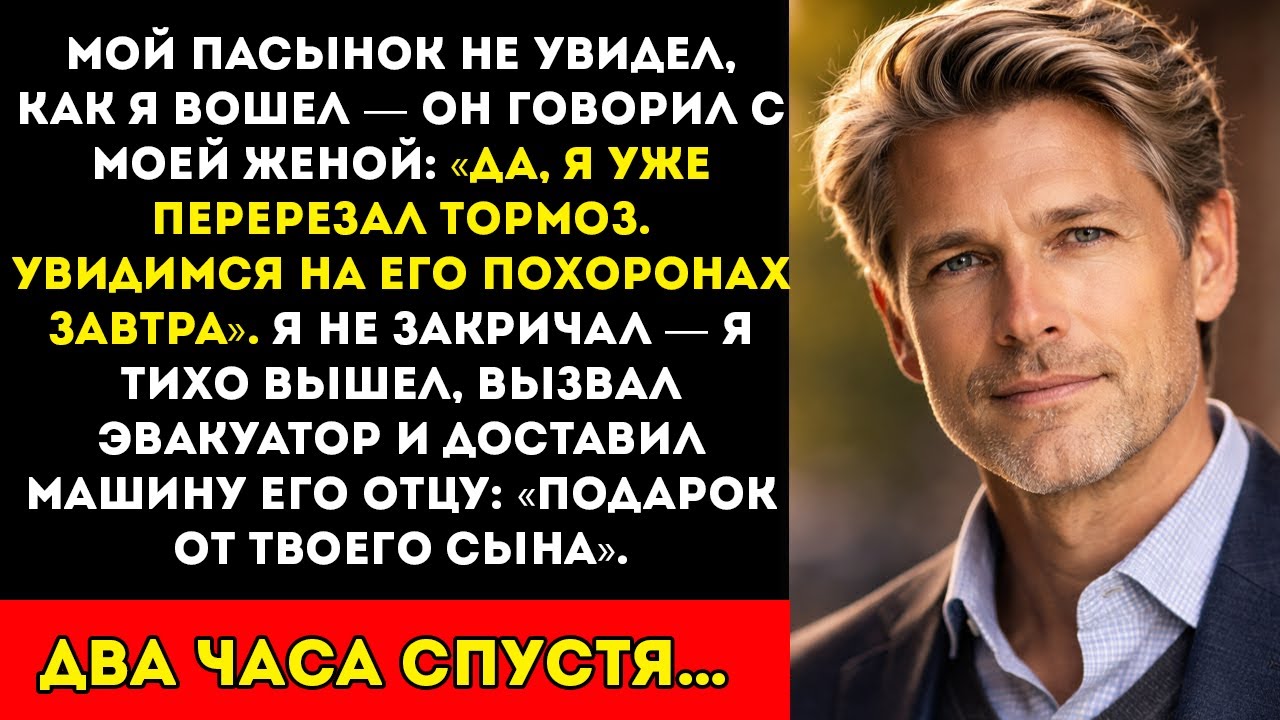 Услышал, как мой пасынок сказал 