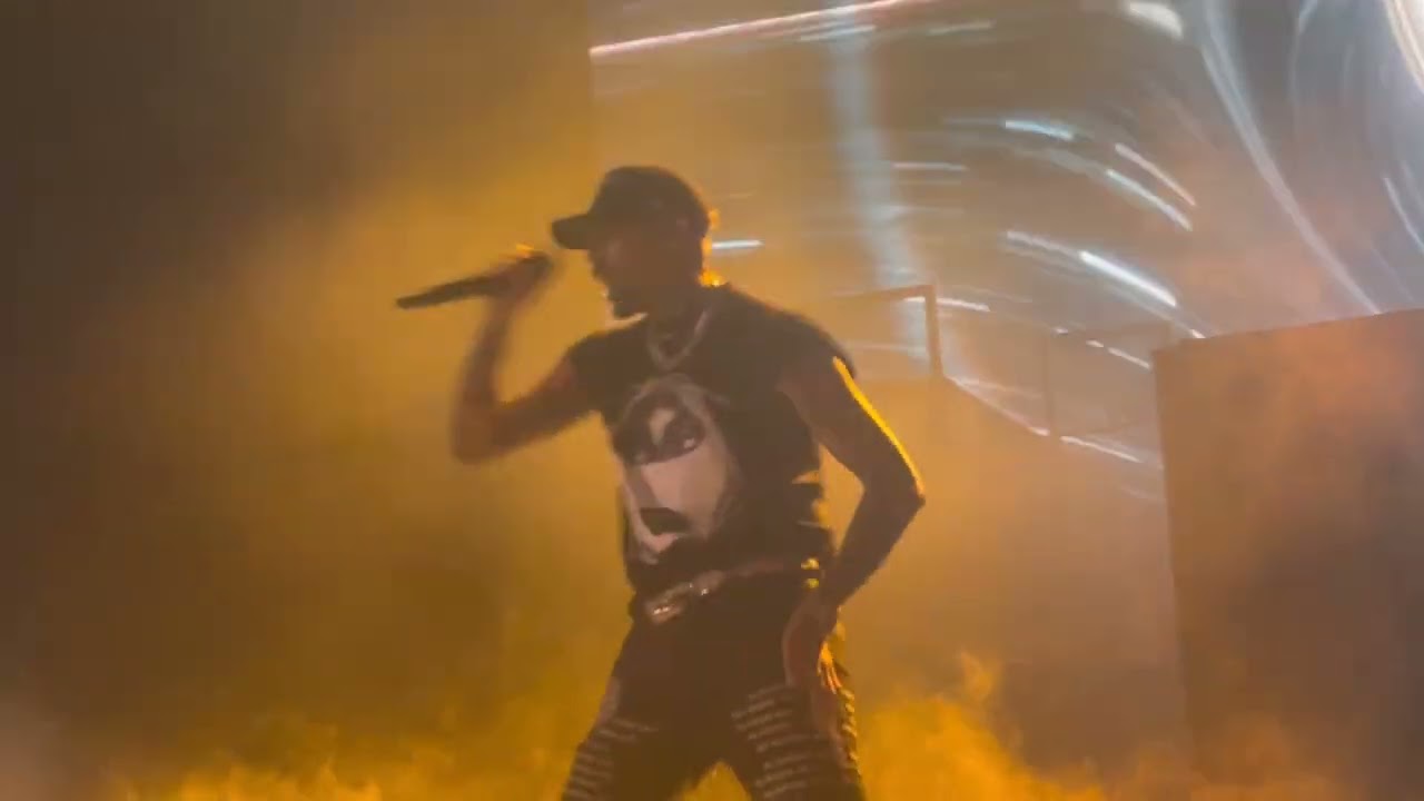 Chris Brown performing Pitch Black #oneofthemonestour