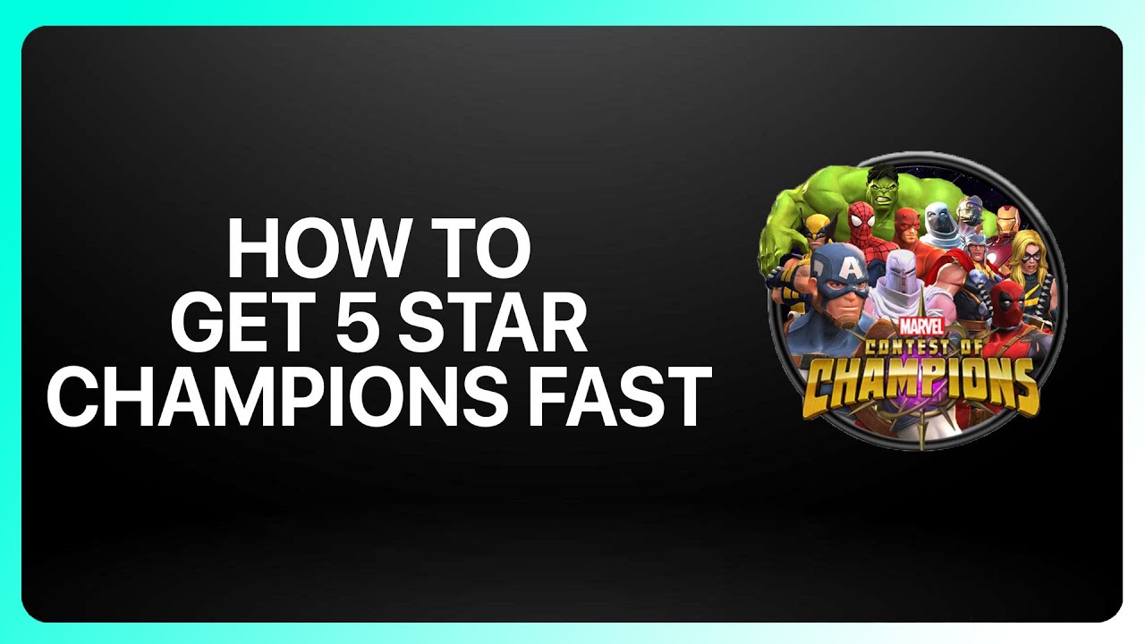 How To Get 5 Star Champions Fast in Marvel Contest of Champions ! Tutorial