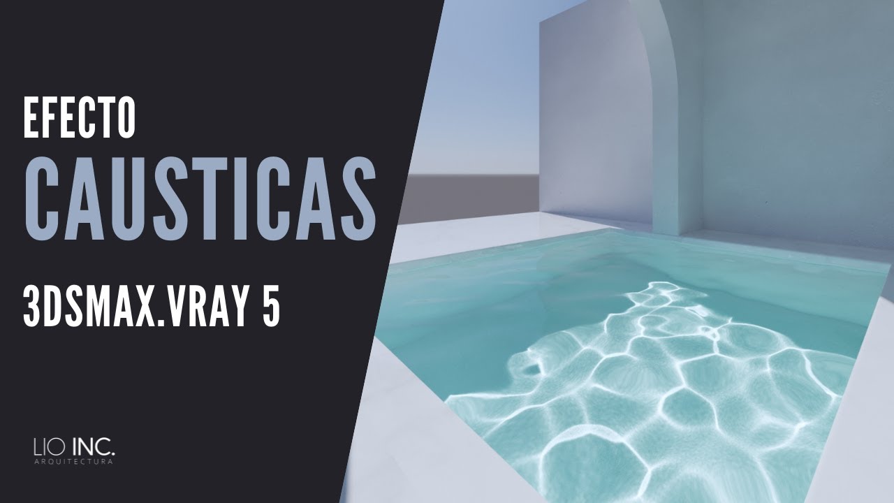 C&oacute;mo crear Causticas en 3dsMax con Vray 5