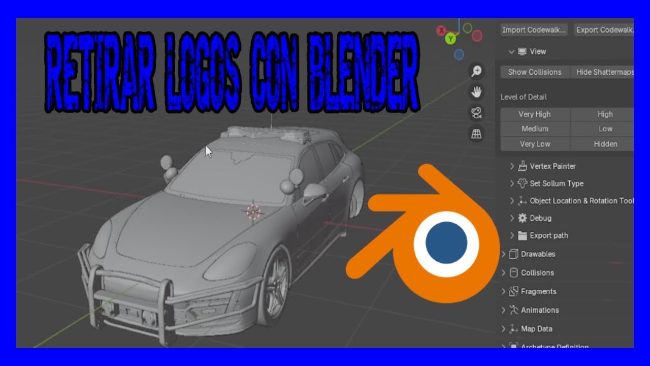 RETIRA LOS LOGOS DE VEHICULOS CON BLENDER Y CODEWALKER - TUTORIAL PASO A PASO