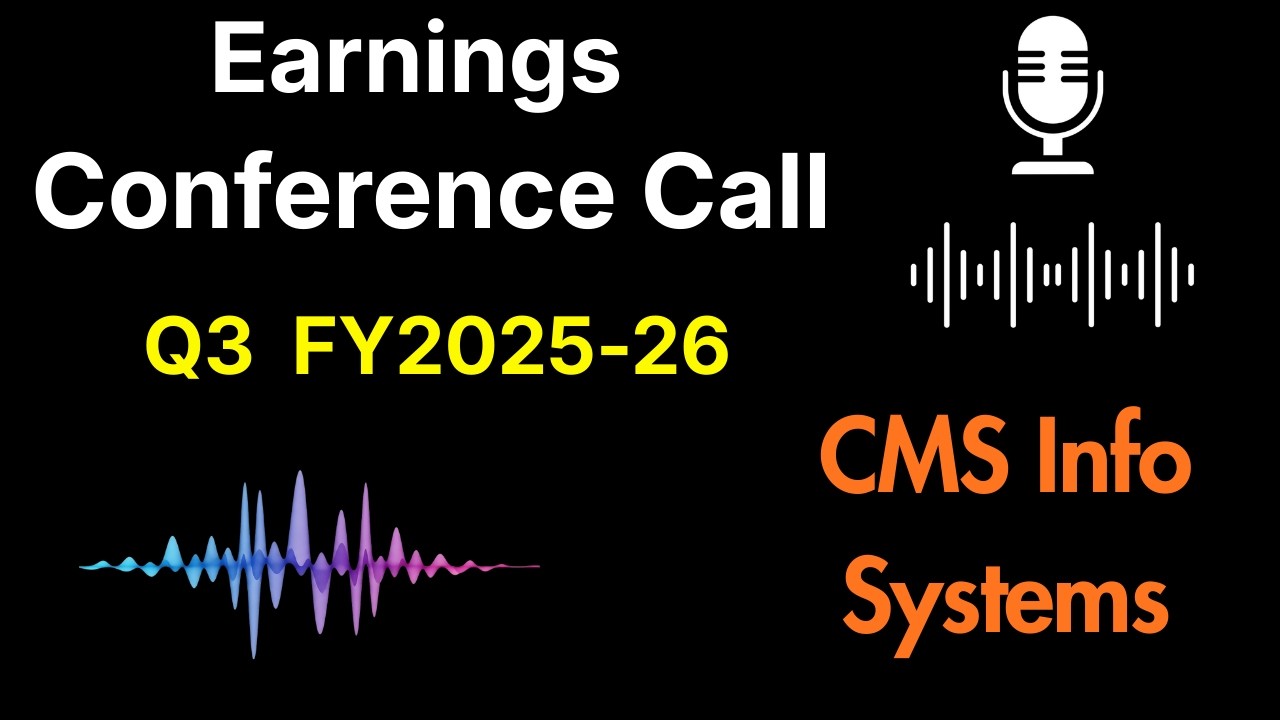 CMS Info Systems share Q3 FY2025-26 Earnings Conference Call ||