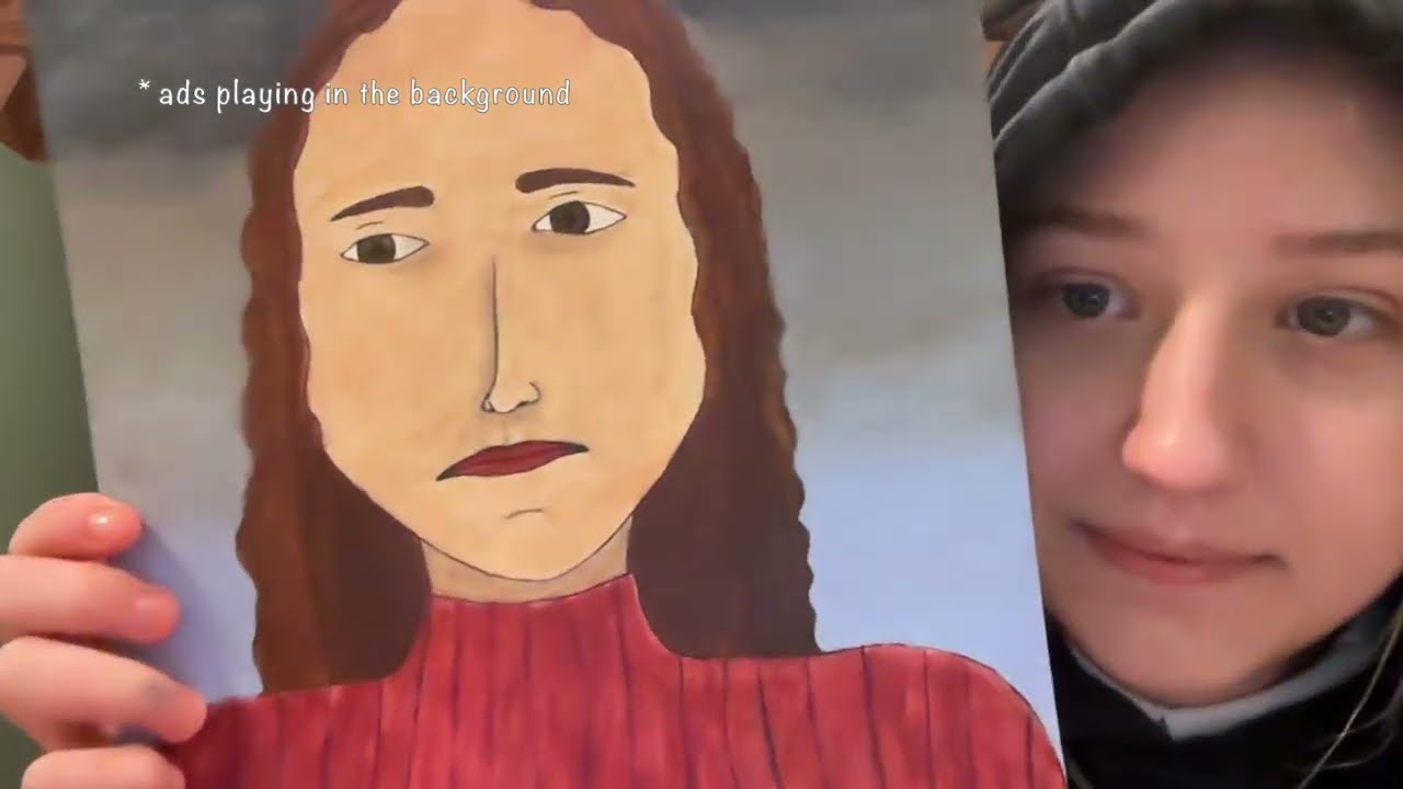 Aesthetically creating art but half of the video's missing