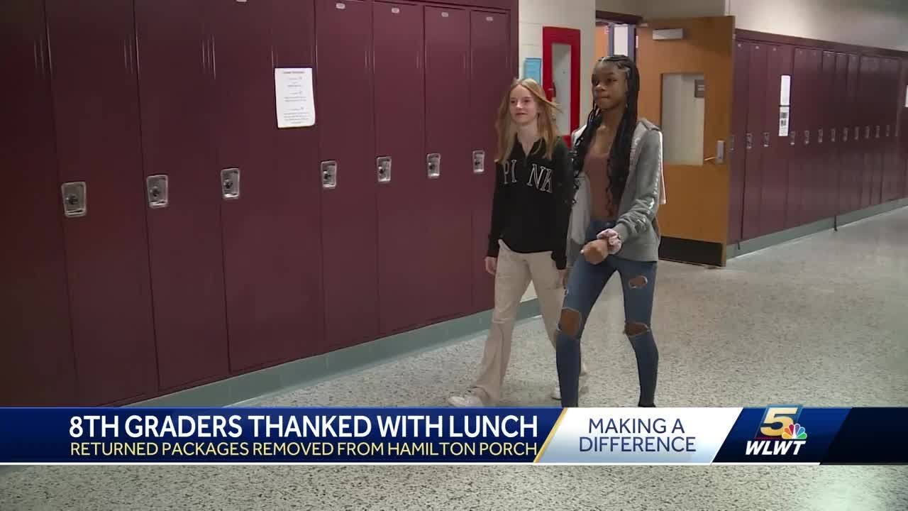 Hamilton middle schoolers recognized for their act of kindness