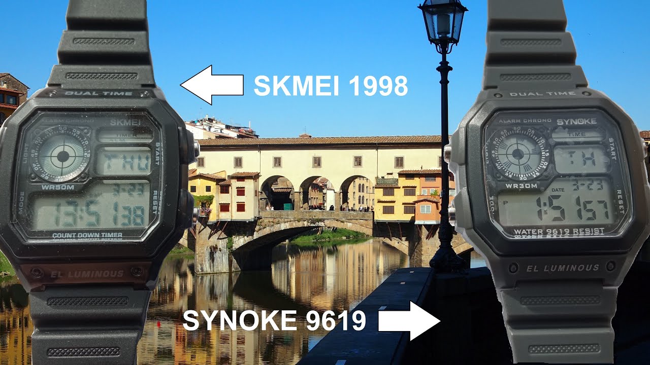 Skmei 1998 против Synoke 9619