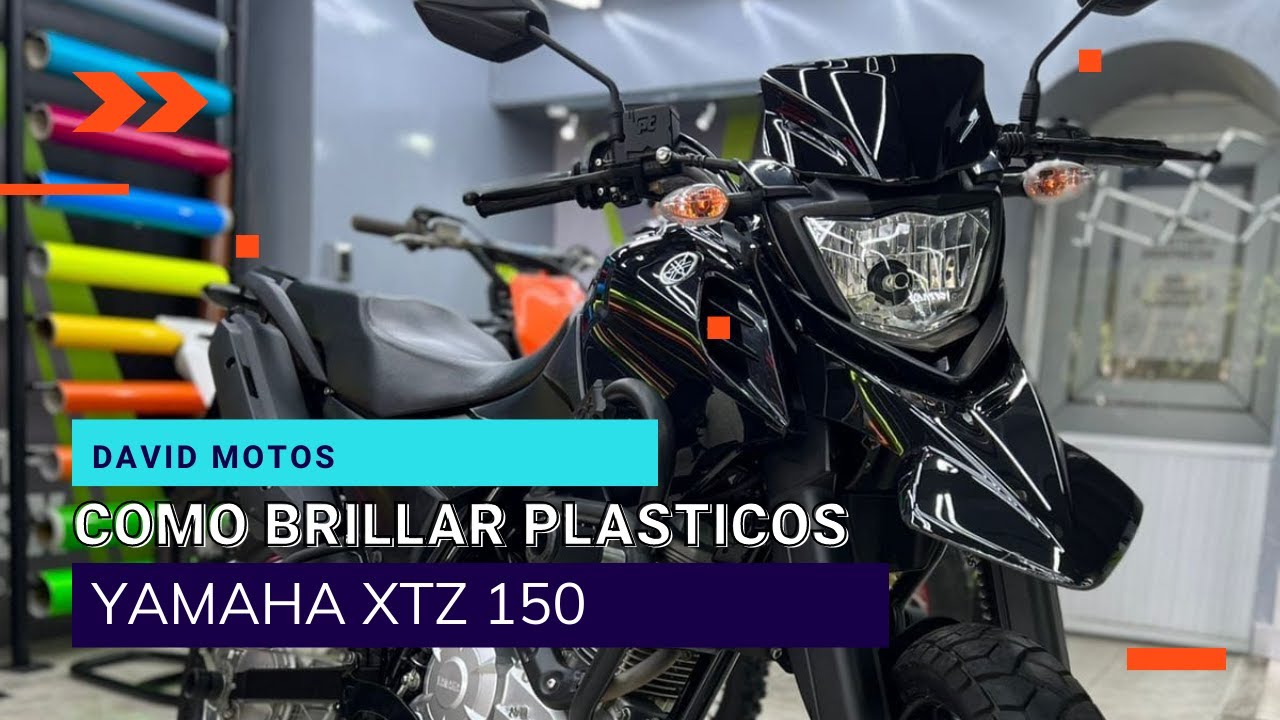 COMO BRILLAR PLASTICOS (PLATICOS INYECTADOS) XTZ 150 ENTRE OTRAS MOTOS ✔✨