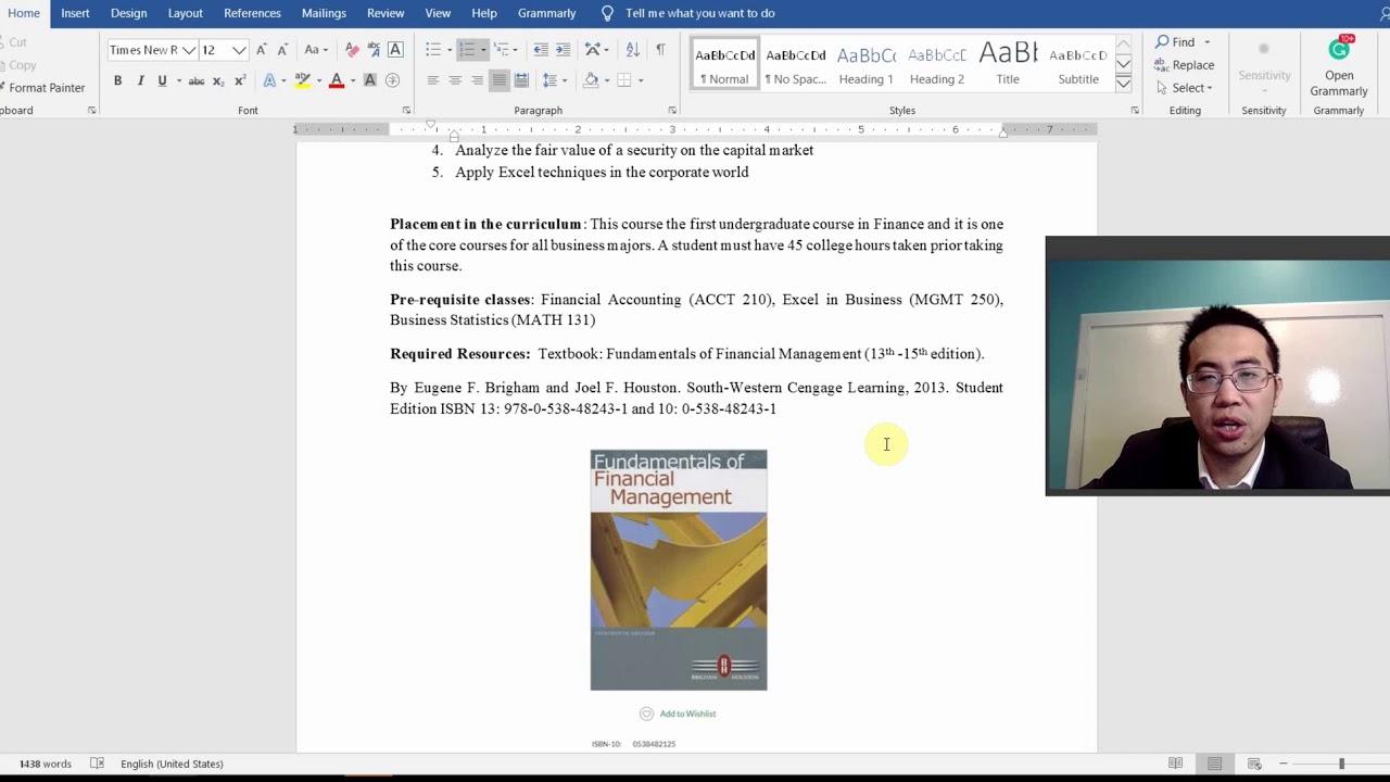 International Finance Course Introduction