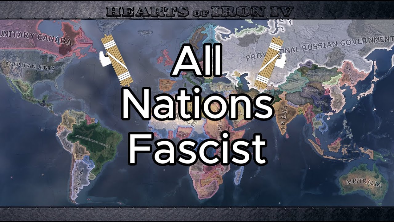 HOI4 Timelapse - What if All Nations were fascist?