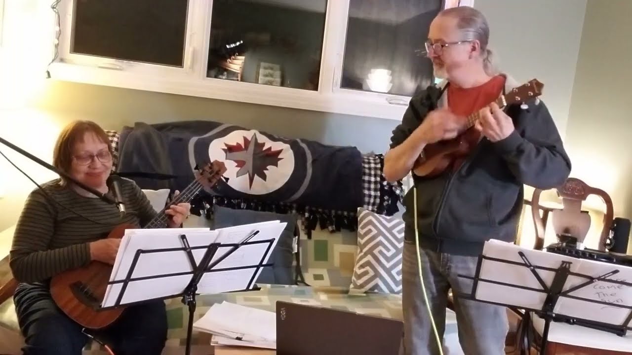 Bev and Mark play What The Hell I Got on Ukulele