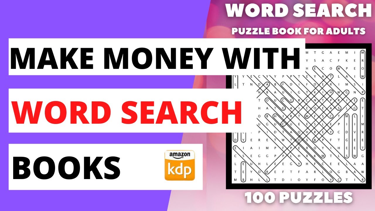 How To Make Word Search Puzzle Books for FREE and Sell on Amazon | Low Content KDP Books with Canva