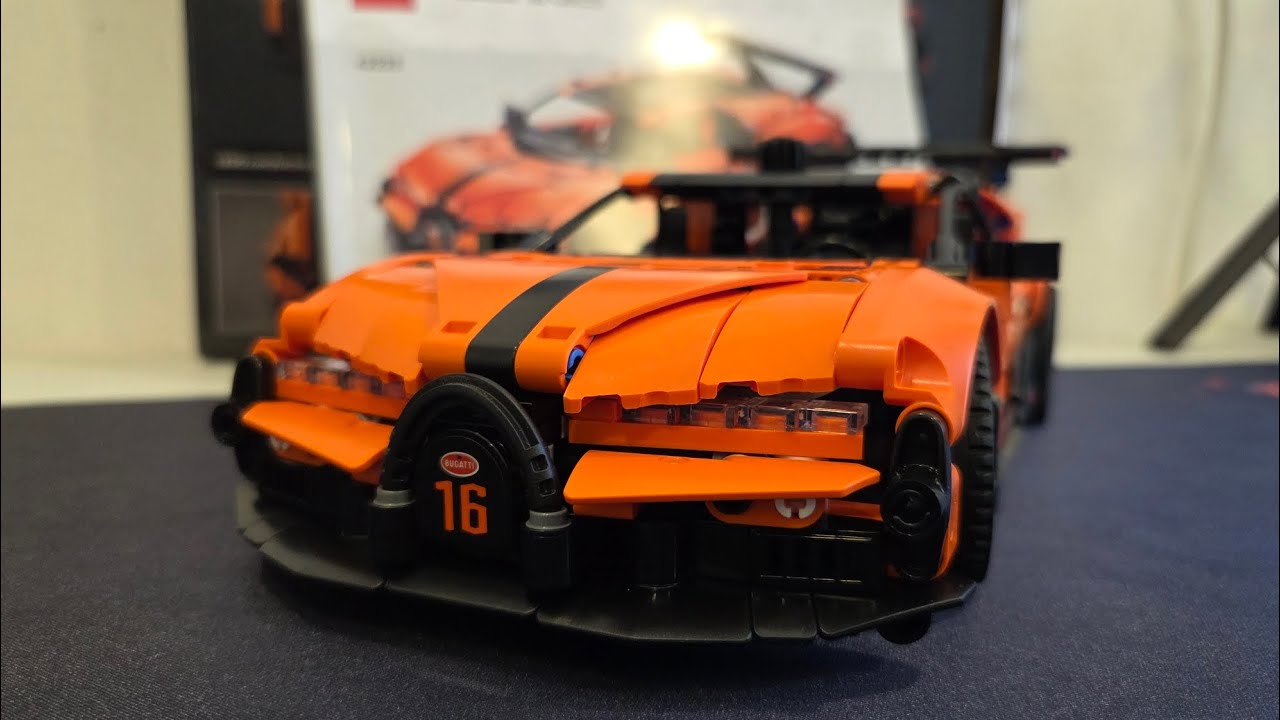 Assembling Lego Technic [Bugatti Chiron Pur Sport] Took 3.5 hours!