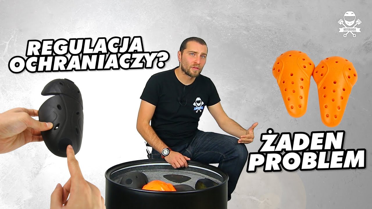 Protektory w spodniach motocyklowych! Rodzaje, regulacja i ich dopasowywanie!