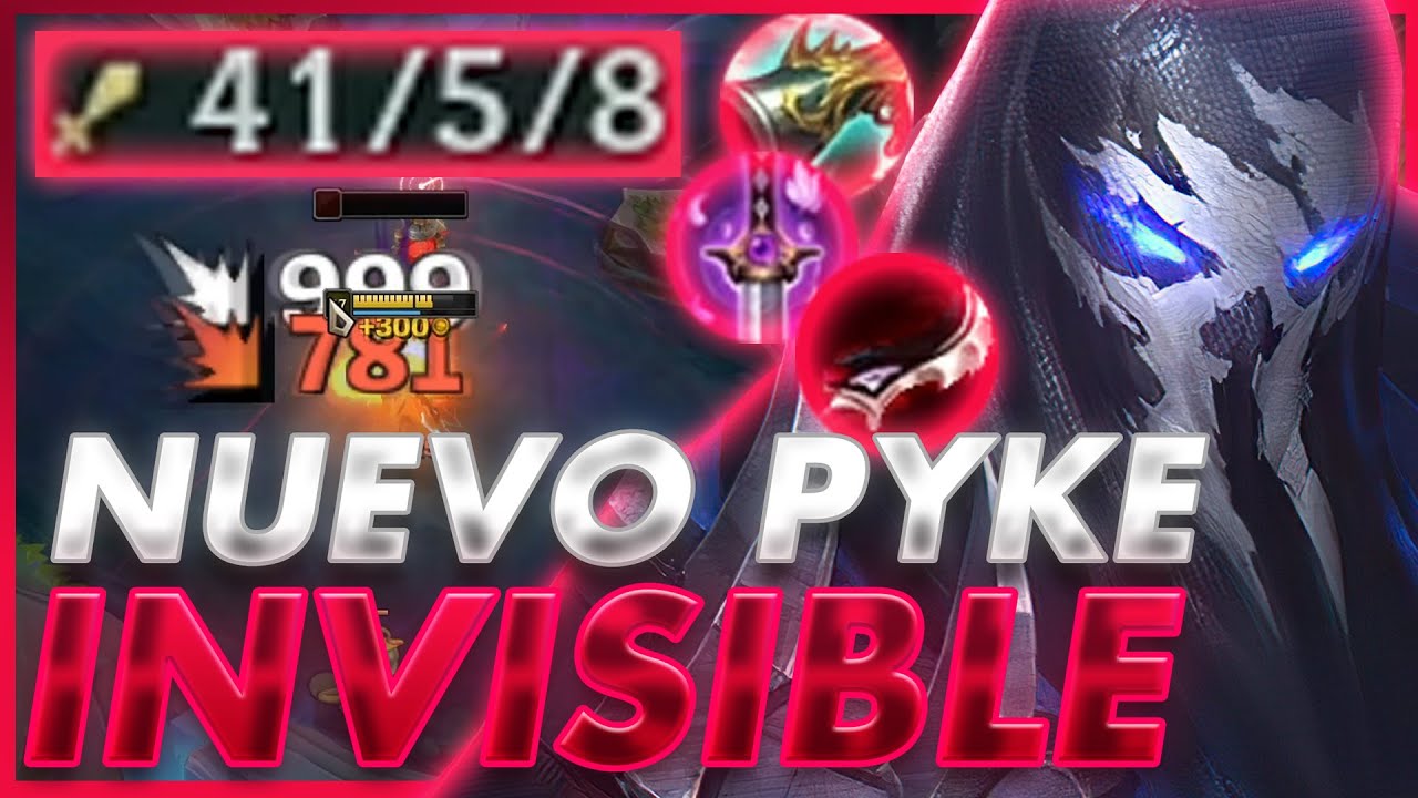 💀¡CONSIGO +41 KILLS CON EL NUEVO PYKE Y EL REWORK DEL NUEVO DRAKTHAR! *PYKE TEMPORADA 11*