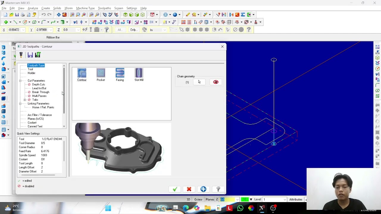 Mastercam Mill Lesson 4C