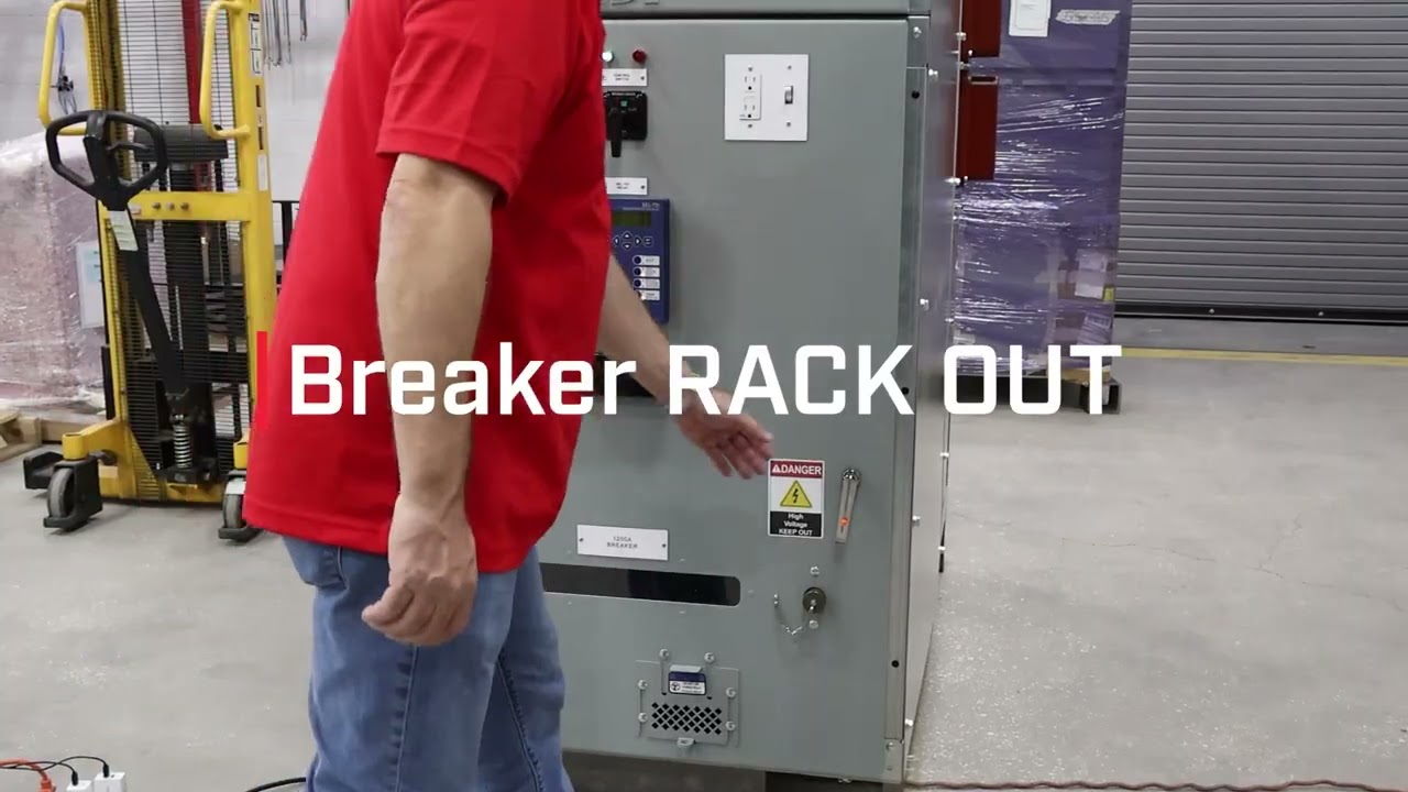 How To Rack In / Rack Out J3MAG™ Breaker | JST Power Equipment