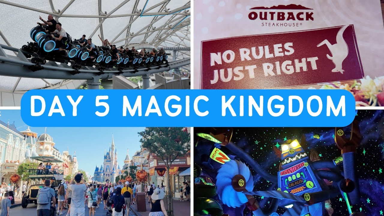 Walt Disney World | Magic Kingdom | Outback Steakhouse | Florida Vlog Series, Day 5