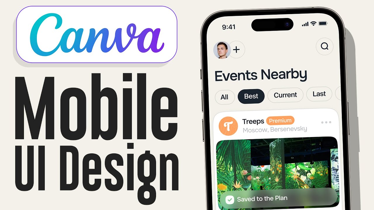 Разработка мобильного пользовательского интерфейса с помощью Canva (пошаговое руководство) | Урок...
