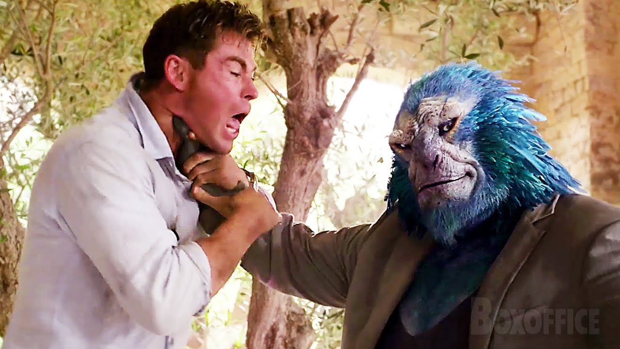 Chris Hemsworth gets destroyed by an alien bodyguard | Men in Black: International | CLIP 🔥 4K