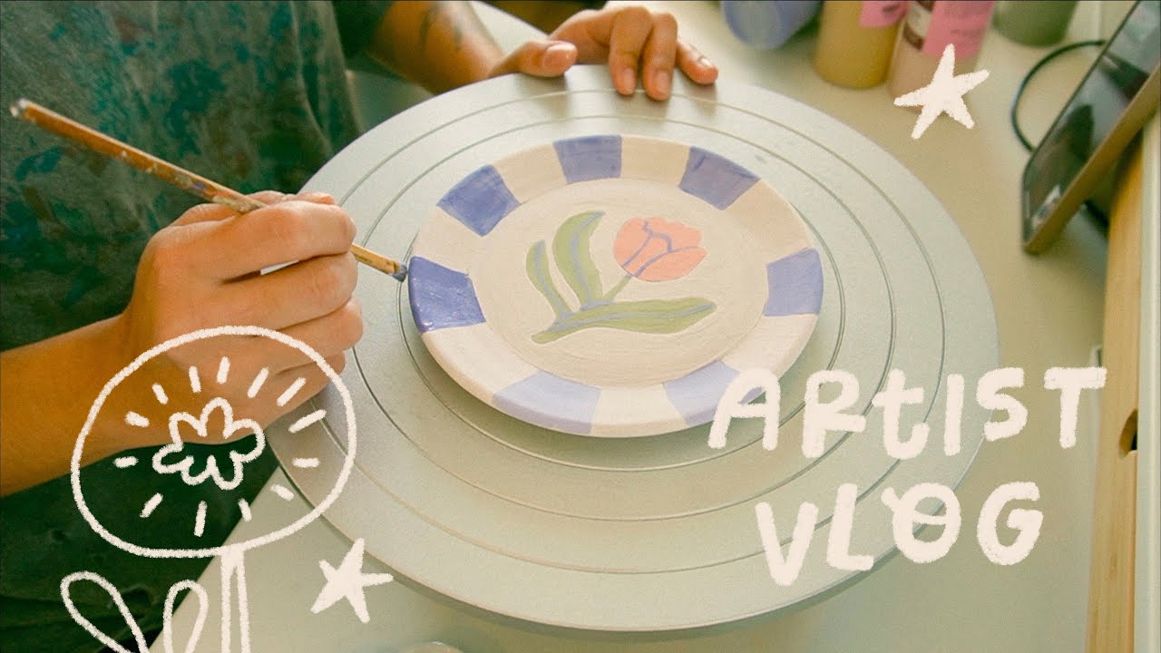 a new year in the life of an artist ~ 2023 goals, ceramic studio time and slow art days