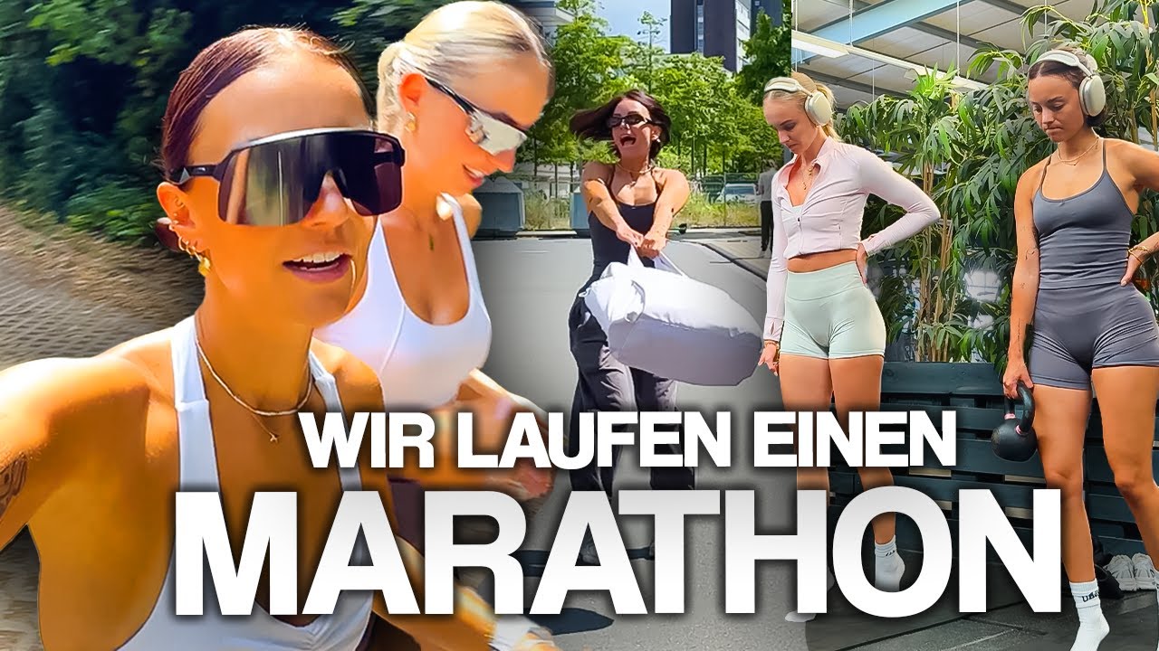 WIR laufen den BERLIN MARATHON! 😱 Laufvorbereitung & Gym-Session mit Hilde ✨