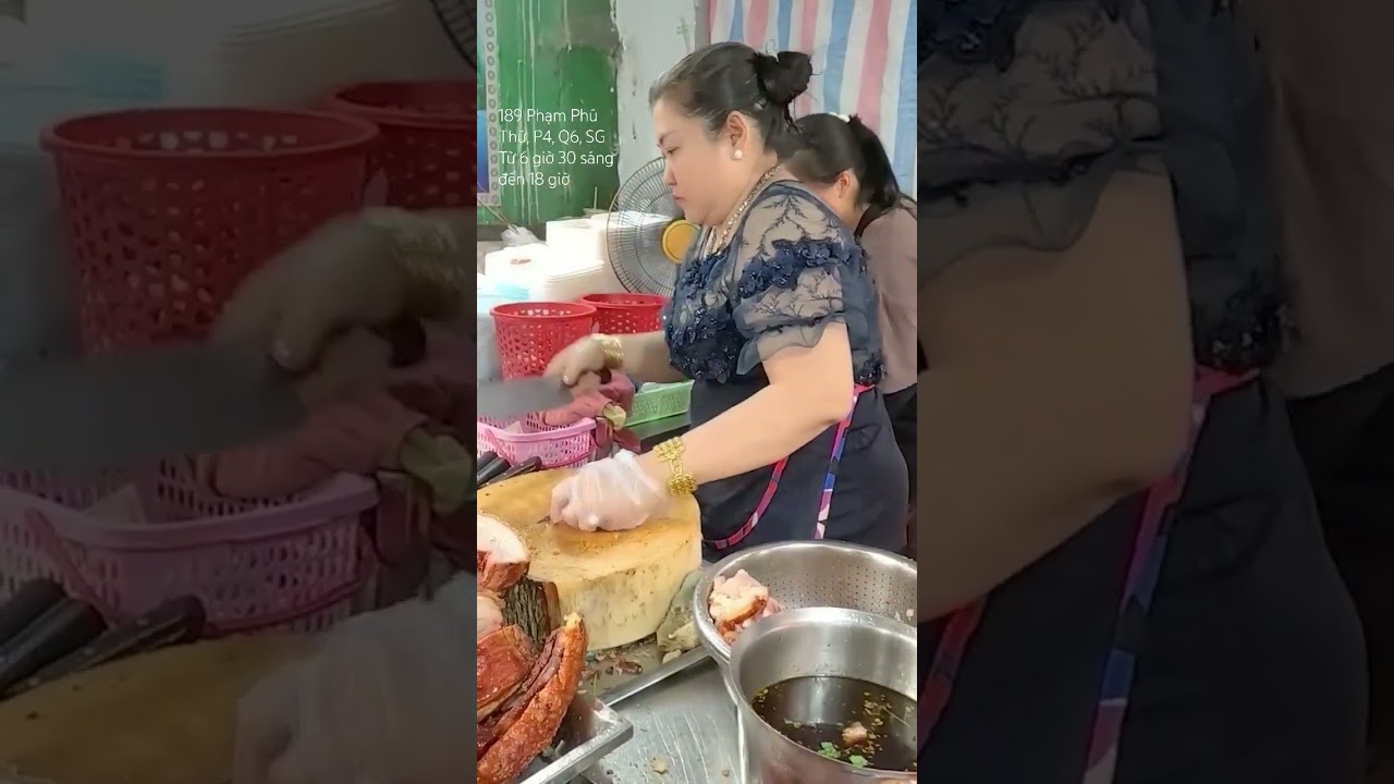 Heo quay Kim Mai, chợ B&igrave;nh Ti&ecirc;n, Q6 #heoquaykimmai #bonmuaamthuc  #heoquaychịmai